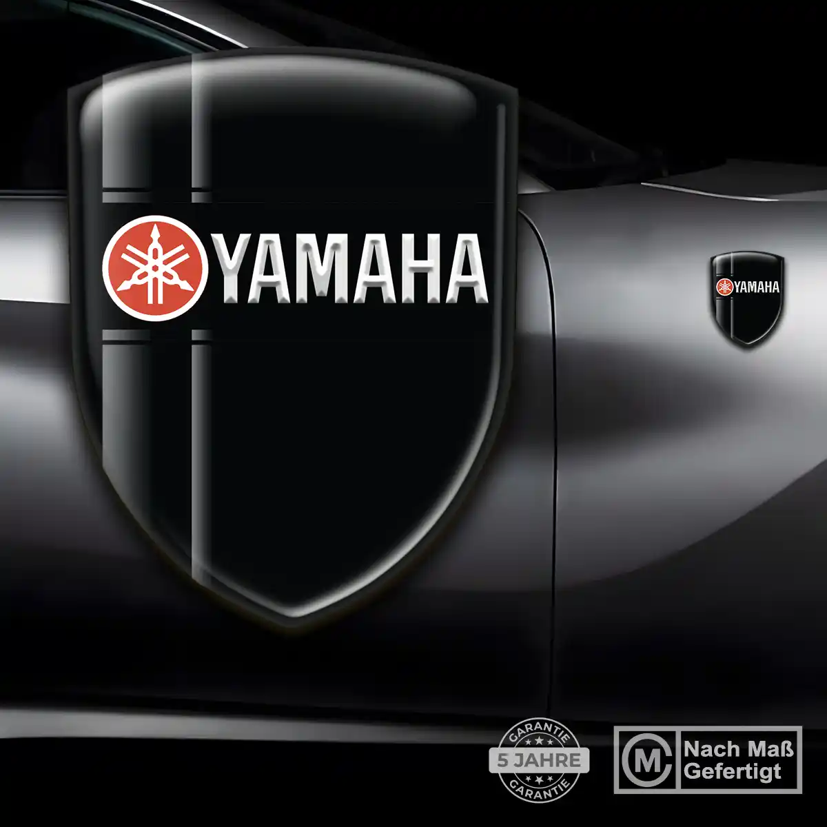 Yamaha Emblem Wappen Elegantes Design