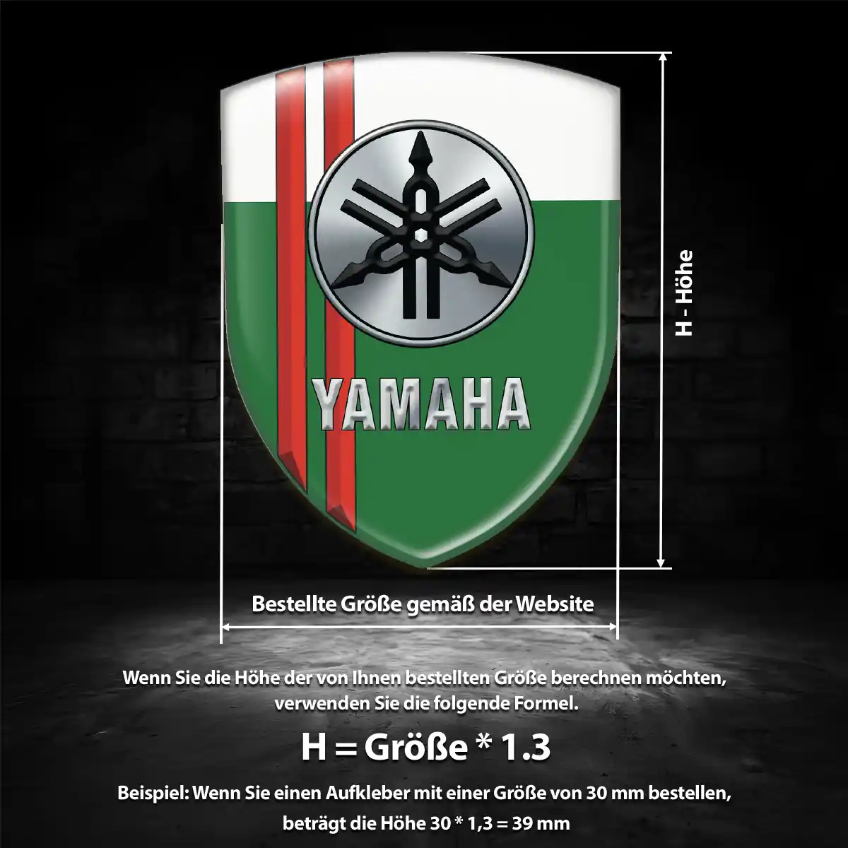 Yamaha Emblem Wappen Exklusiv-Edition