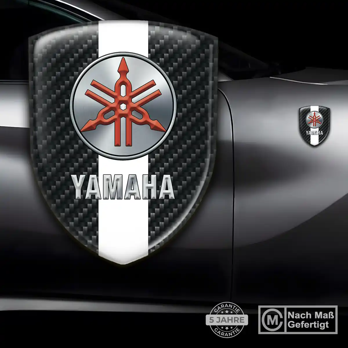 Yamaha Emblem Wappen Hohe Qualität