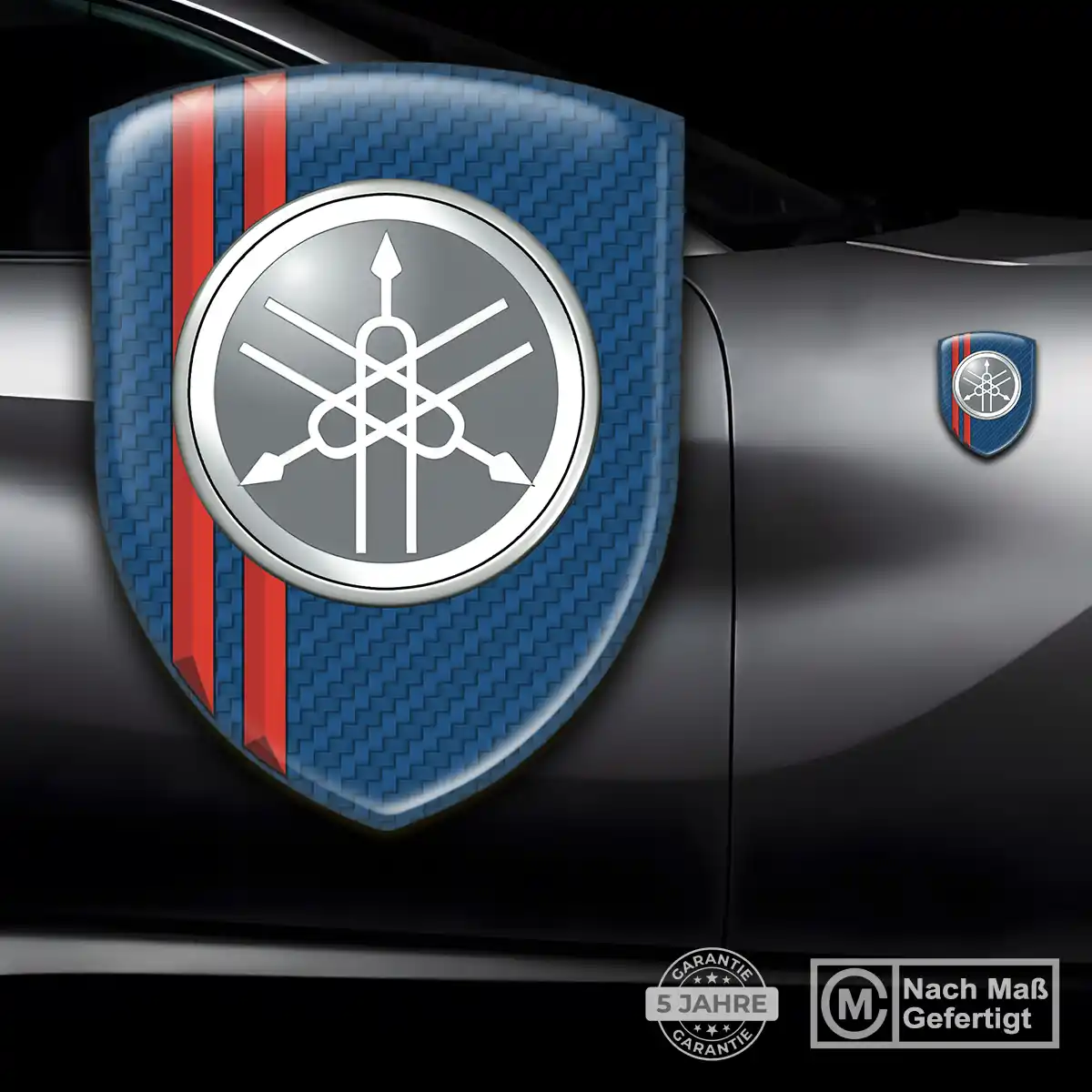 Yamaha Emblem Wappen Interieurdesign
