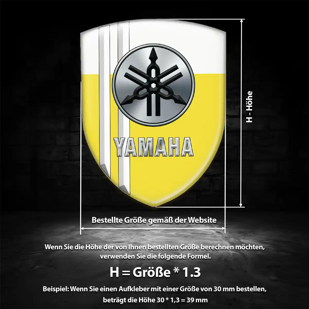 Yamaha Emblem Wappen Markenedition
