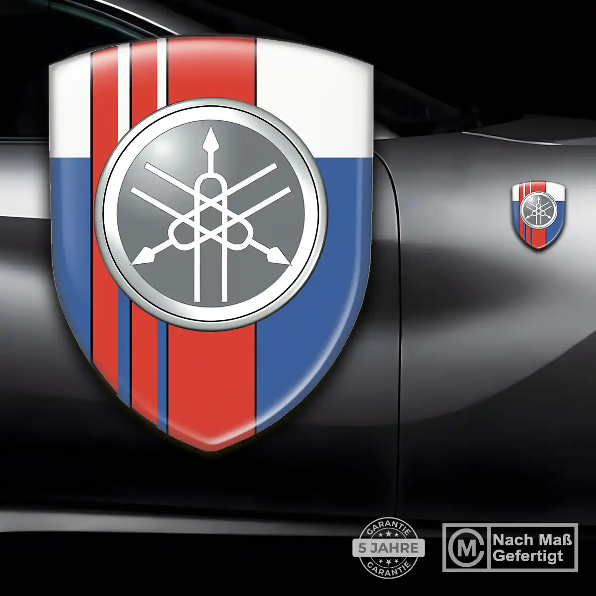 Yamaha Emblem Wappen Modernes Design