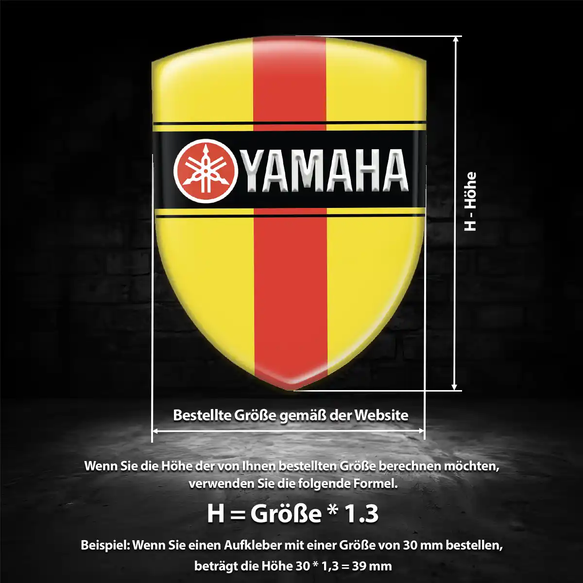 Yamaha Emblem Wappen Prestige-Edition