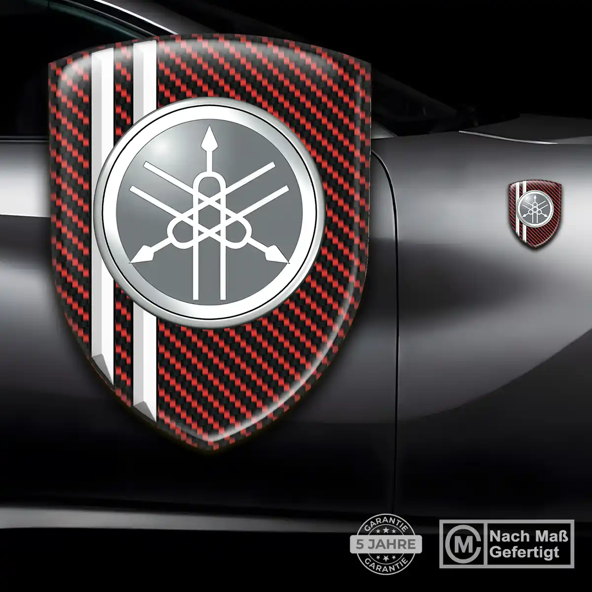 Yamaha Emblem Wappen Stilvolles Design