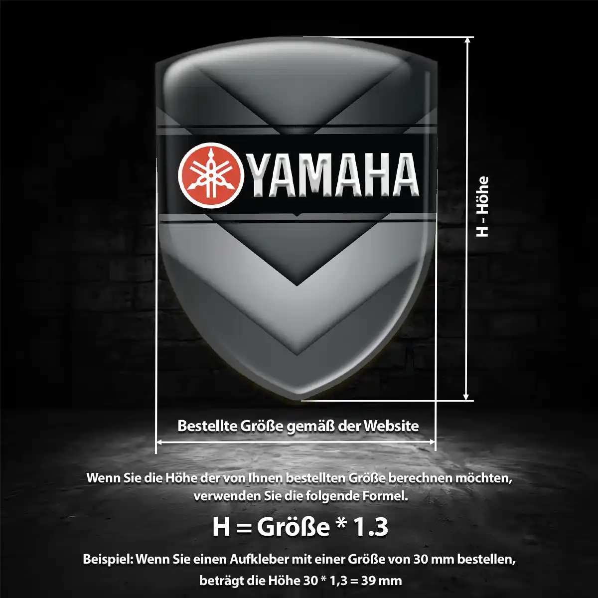Yamaha Embleme Ausdrucksstarkes Design