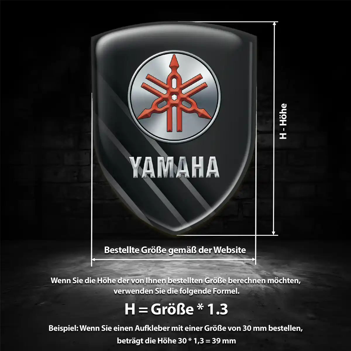 Yamaha Embleme Auto Anspruchsvolles Design