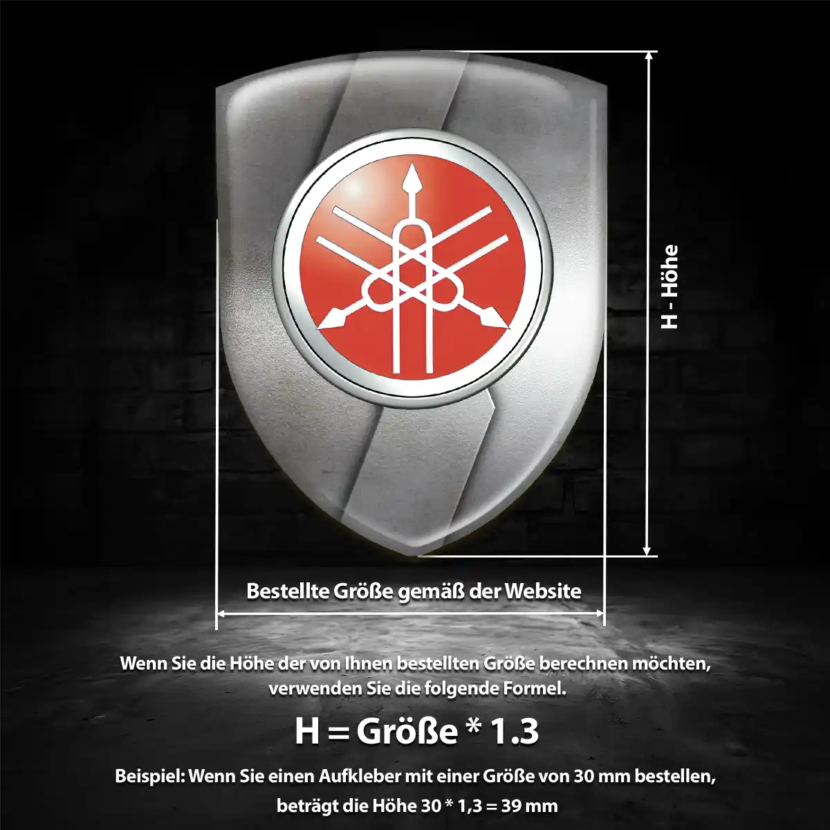 Yamaha Embleme Auto Limitierte Auflage