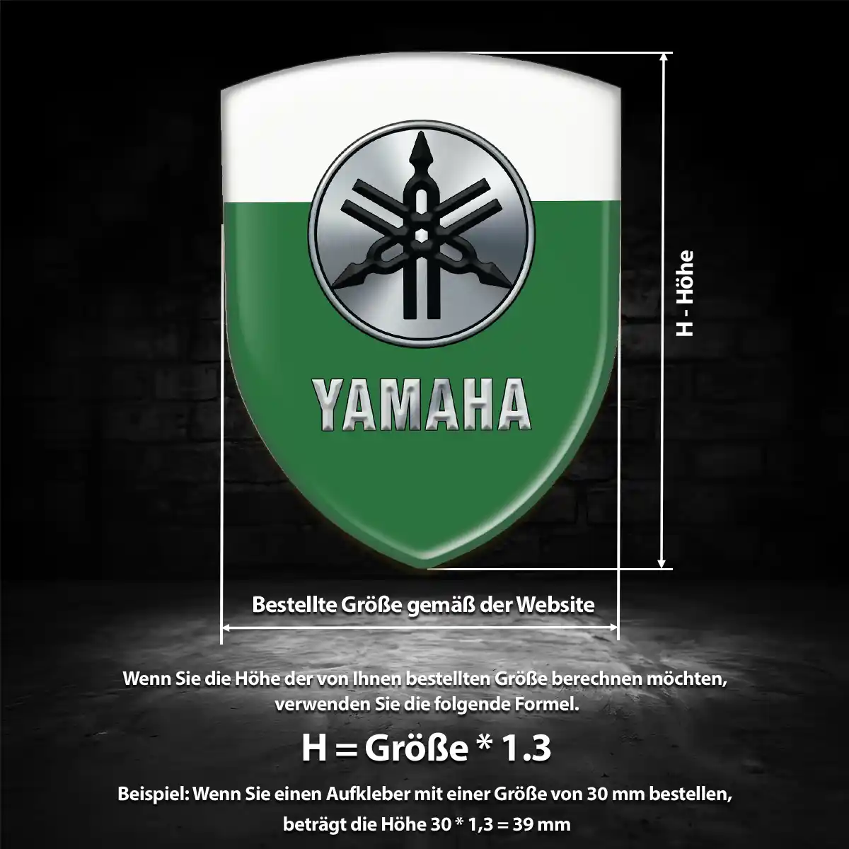 Yamaha Embleme Auto Premiumqualität