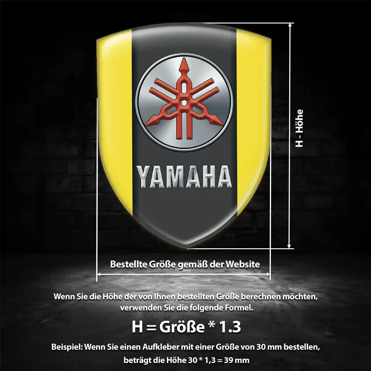 Yamaha Embleme Auto Stilvolles Design