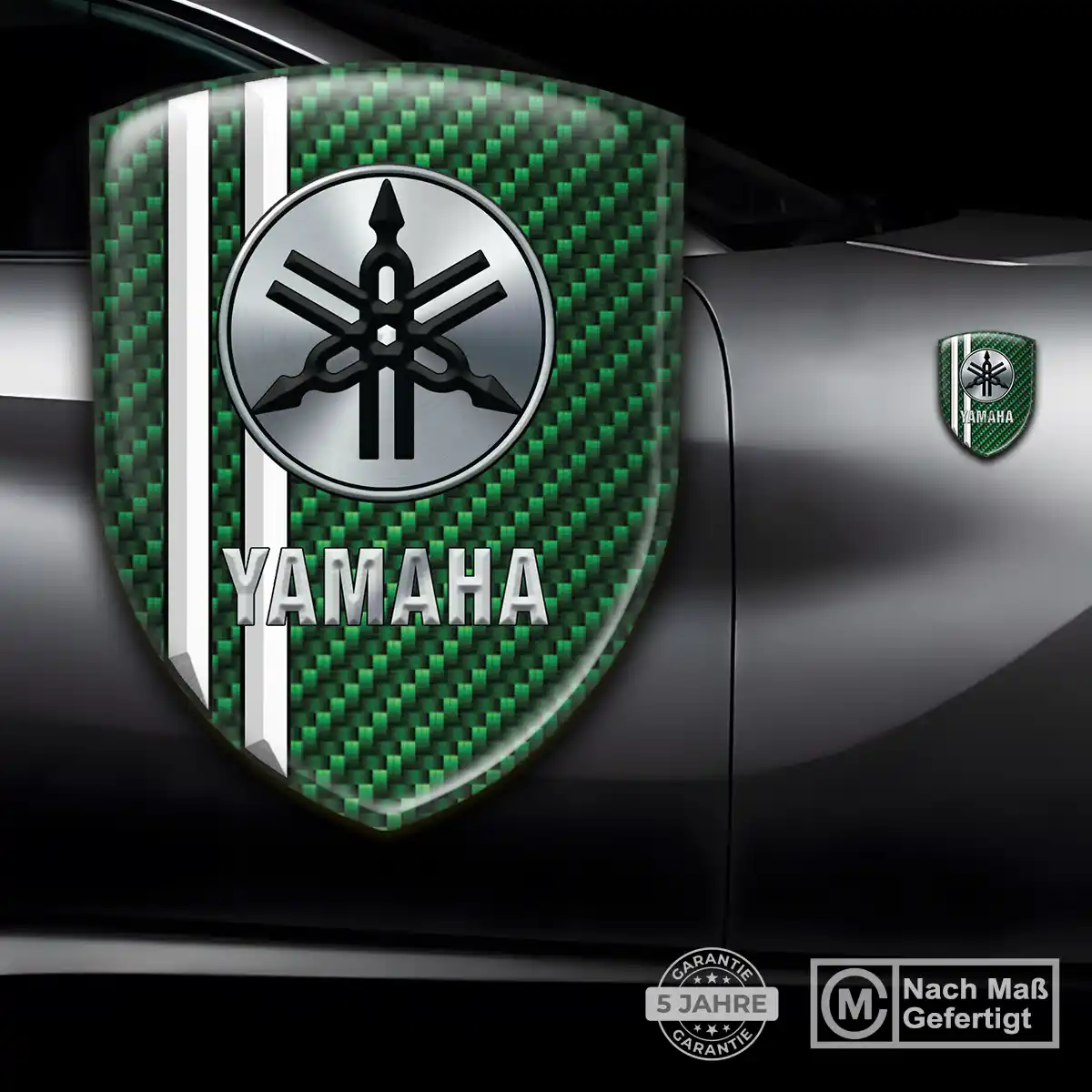 Yamaha Embleme Edles Design