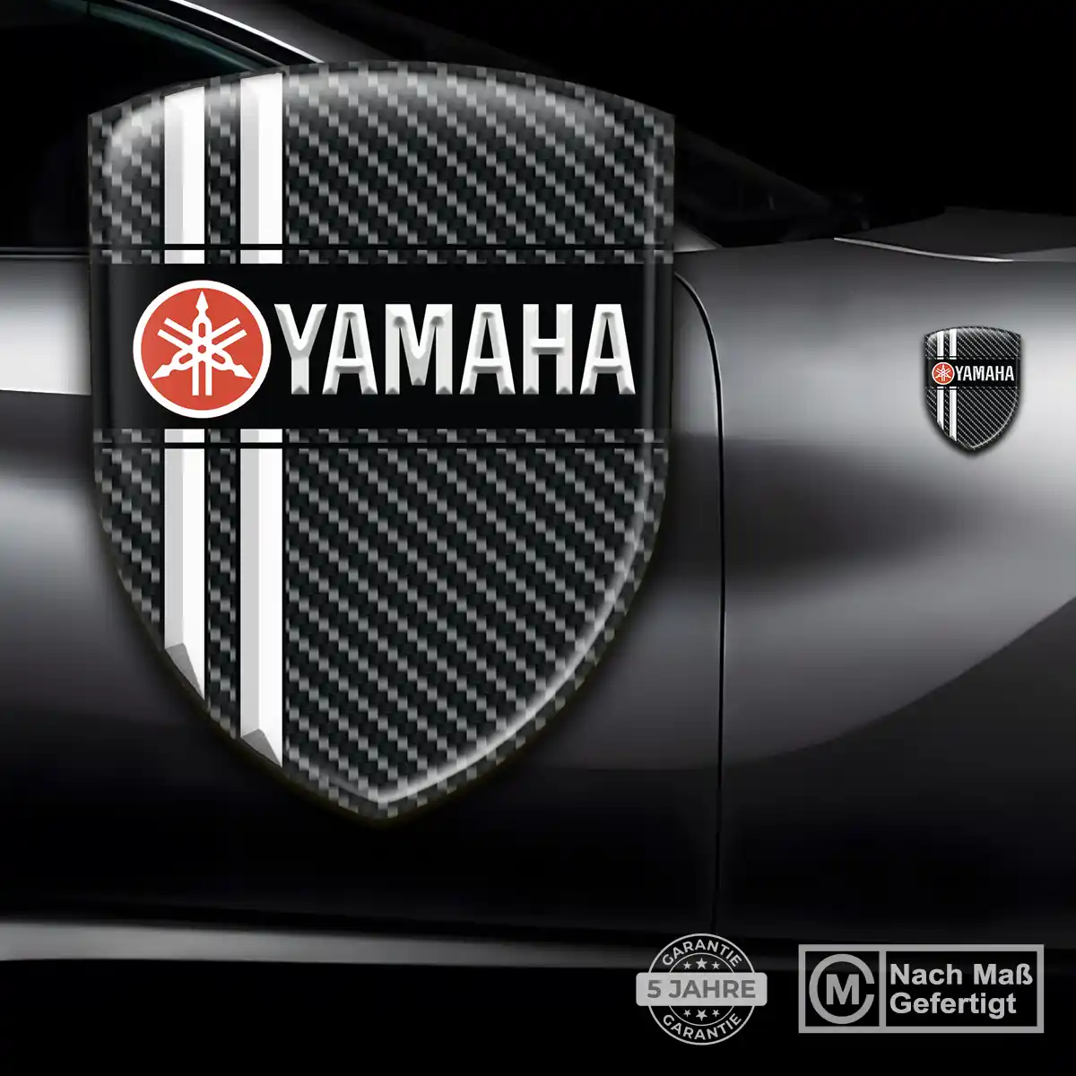 Yamaha Embleme Hochwertiges Harz