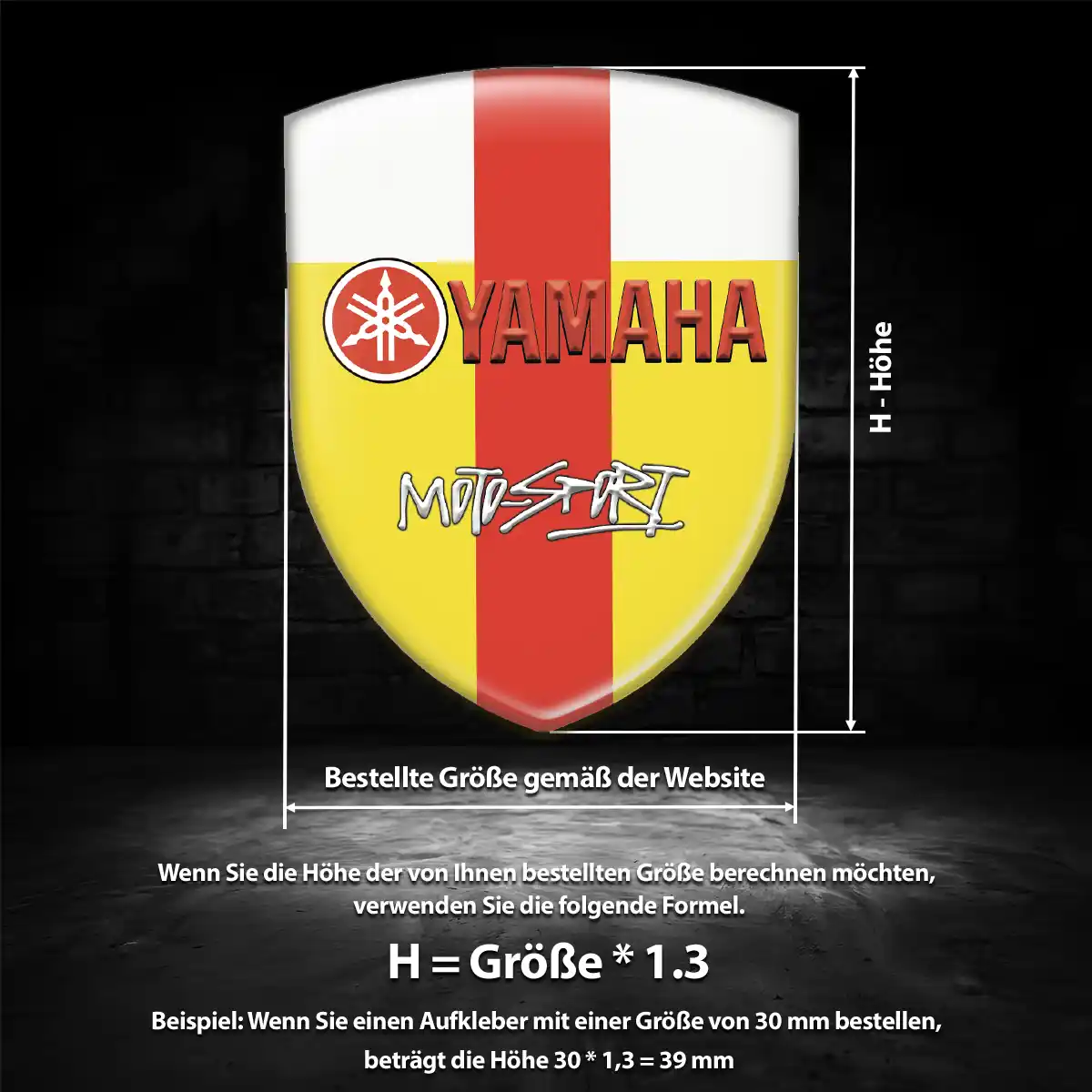 Yamaha Embleme Hohe Qualität