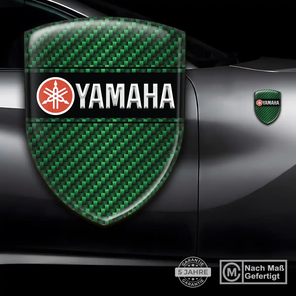 Yamaha Embleme Silikon Aufkleber Anspruchsvolles Design