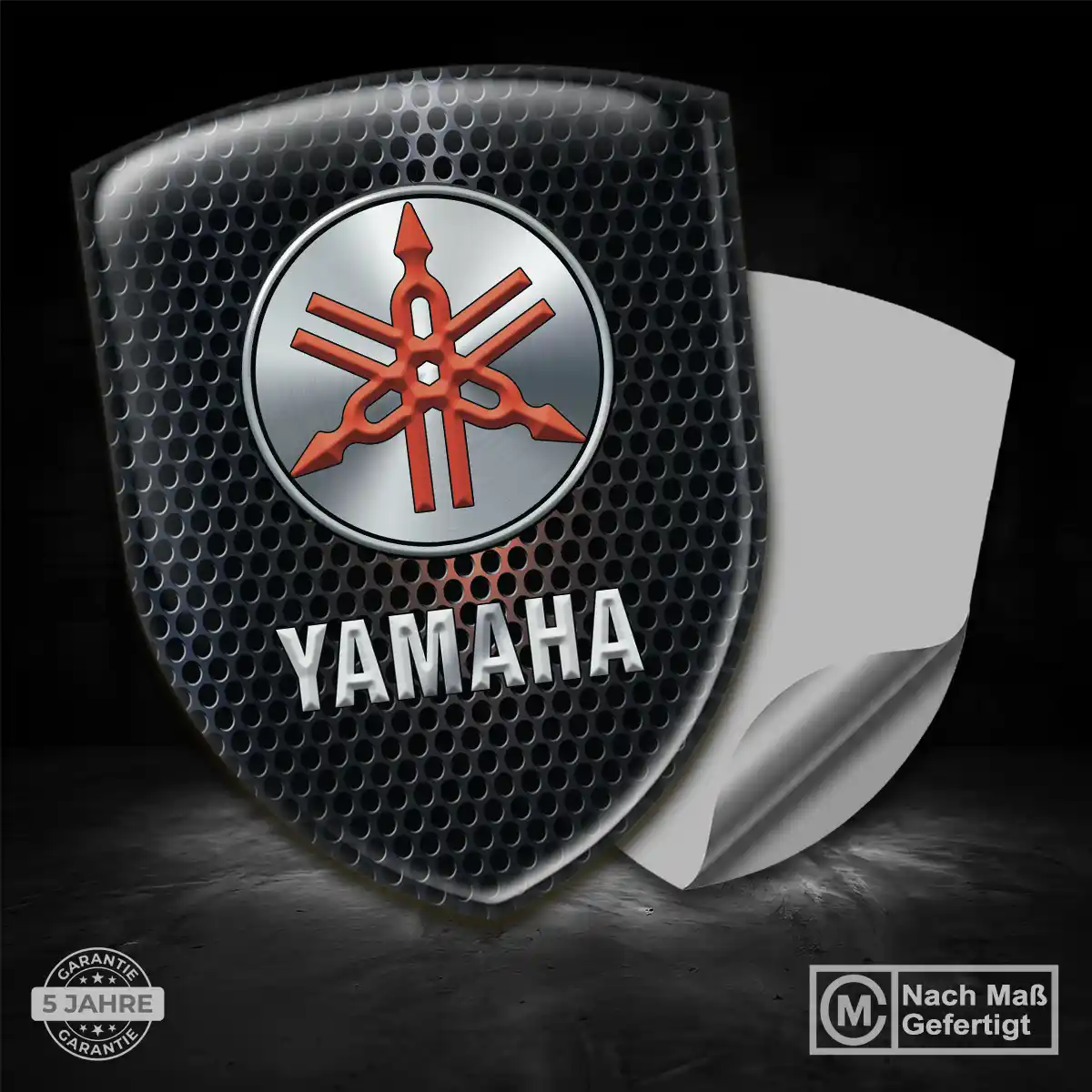 Yamaha Embleme Silikon Aufkleber Auto Edles Design