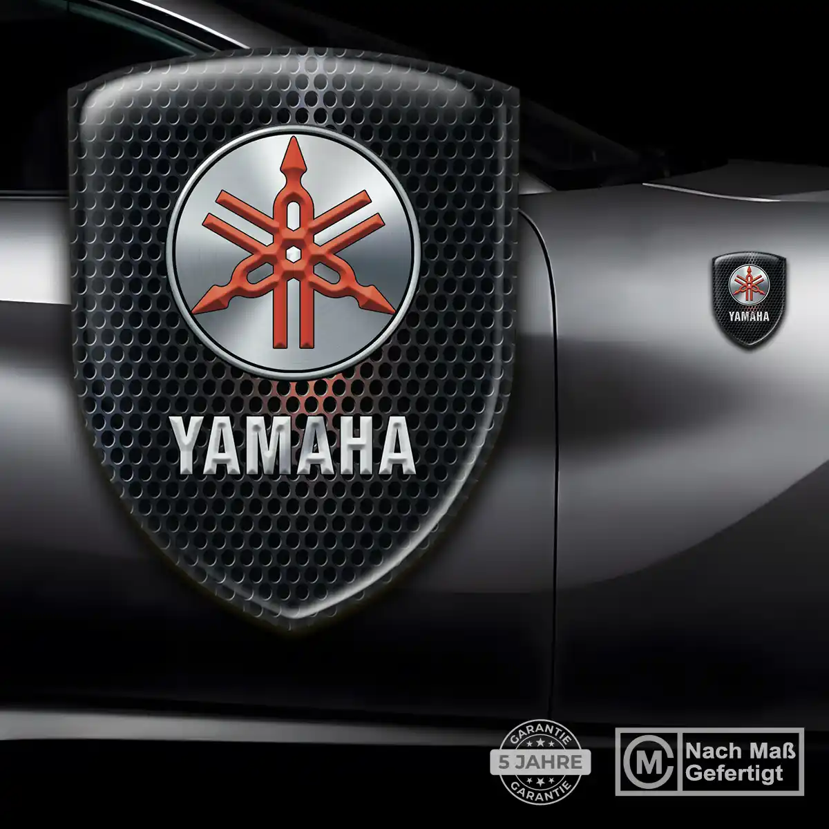 Yamaha Embleme Silikon Aufkleber Auto Edles Design