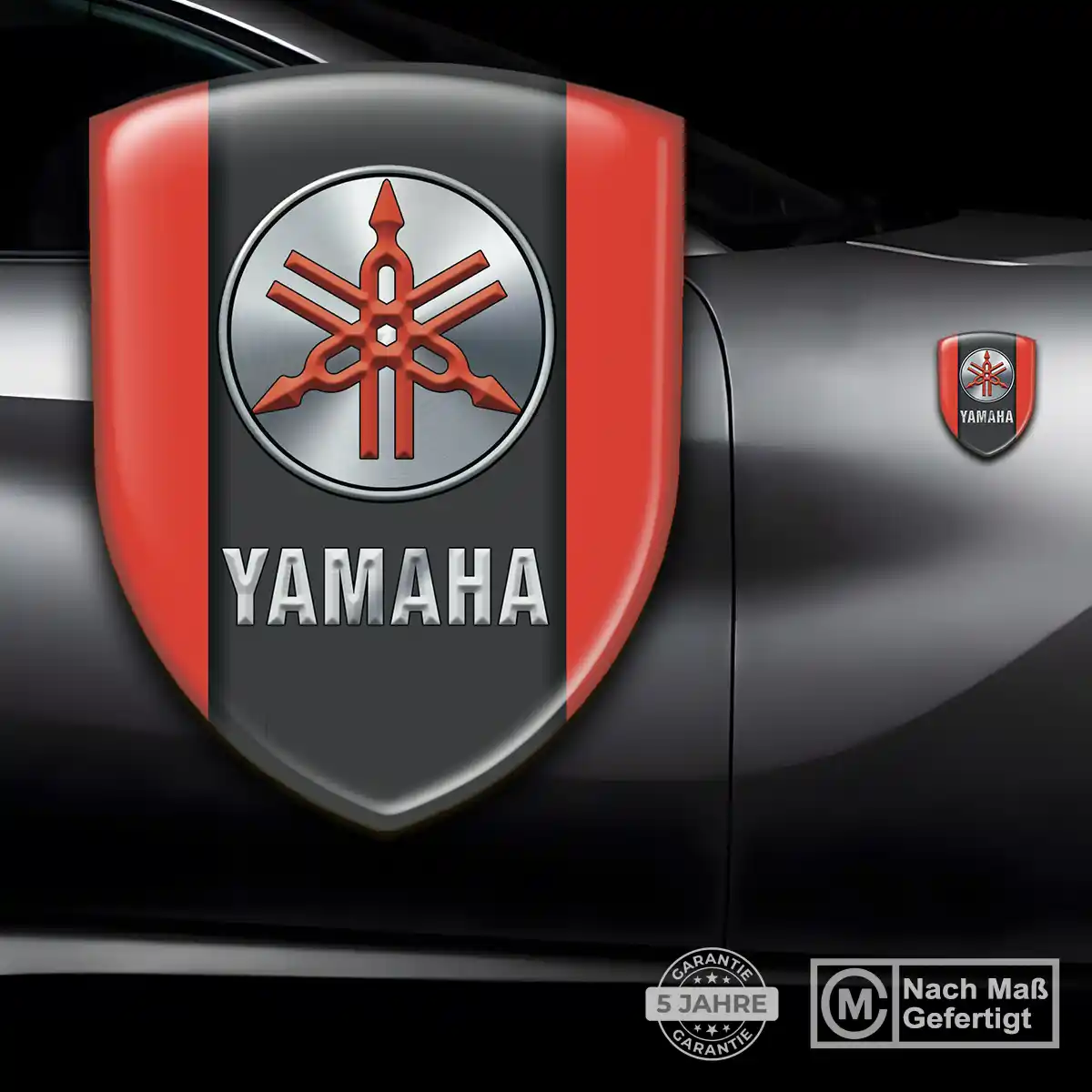 Yamaha Embleme Silikon Aufkleber Auto Elegantes Design