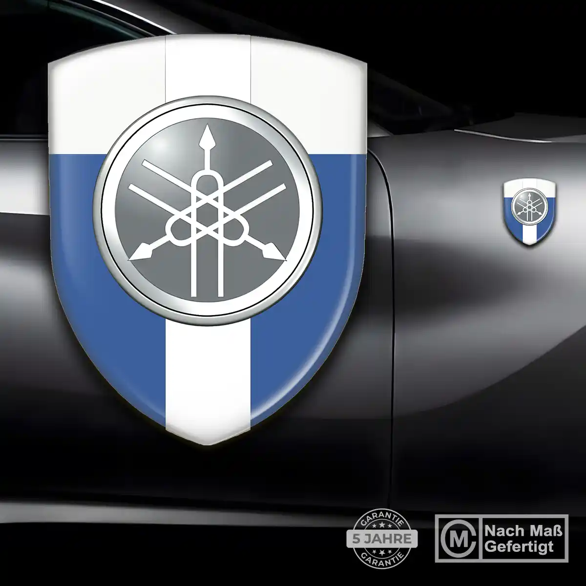 Yamaha Embleme Silikon Aufkleber Auto Exklusiv-Edition