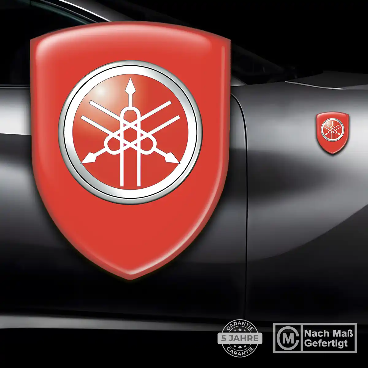 Yamaha Embleme Silikon Aufkleber Auto Höchste Qualität