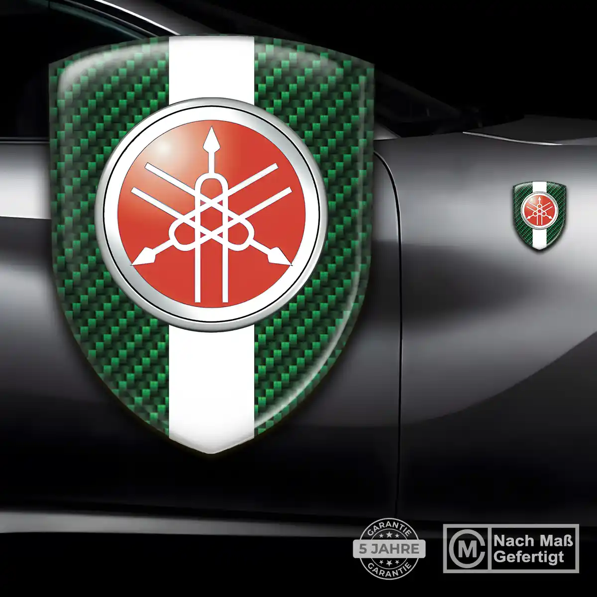 Yamaha Embleme Silikon Aufkleber Auto Hohe Qualität