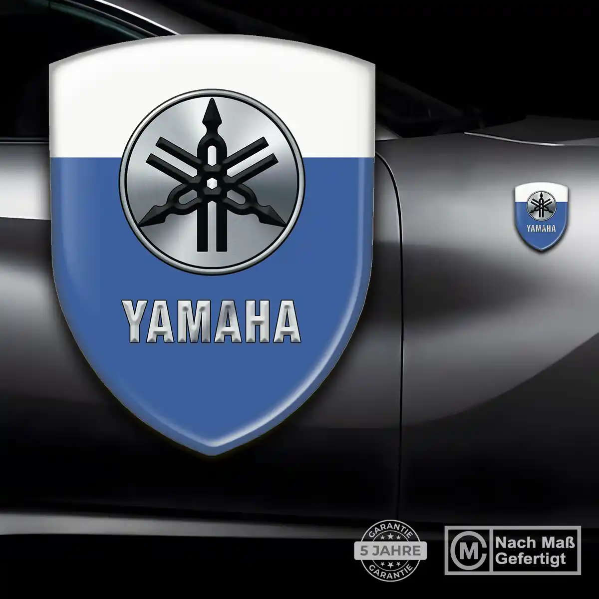 Yamaha Embleme Silikon Aufkleber Auto Interieurdesign