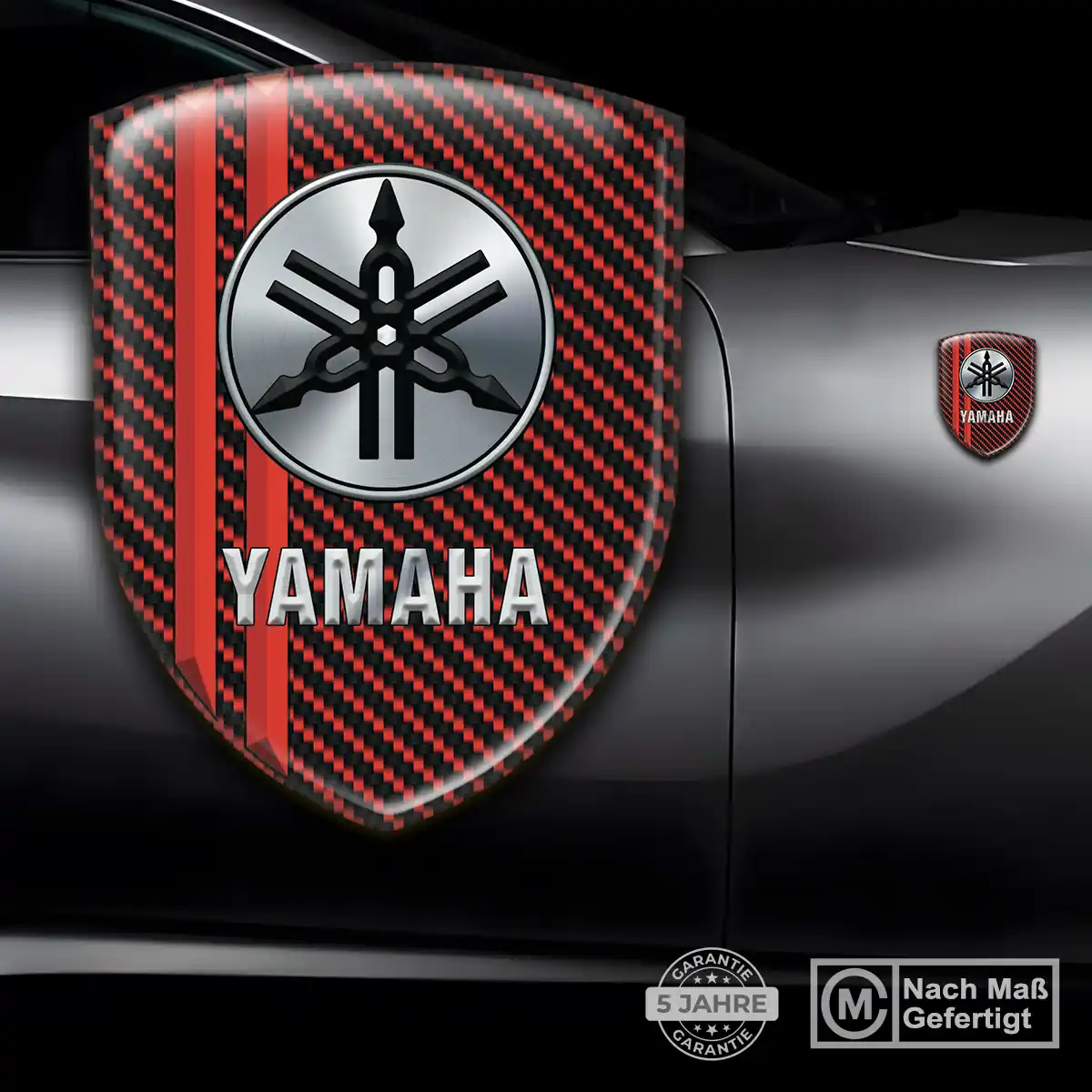 Yamaha Embleme Silikon Aufkleber Auto Limitierte Auflage