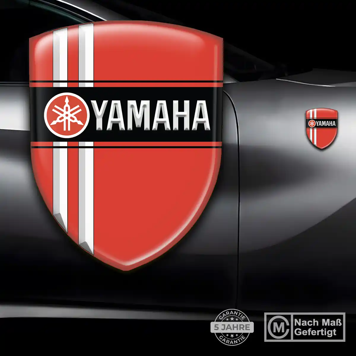 Yamaha Embleme Silikon Aufkleber Auto Modernes Design