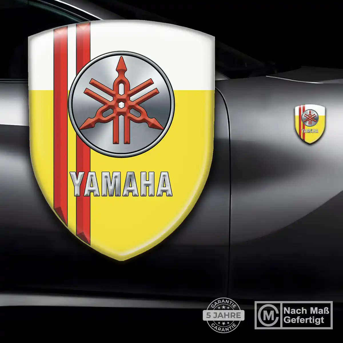Yamaha Embleme Silikon Aufkleber Auto Premiumqualität