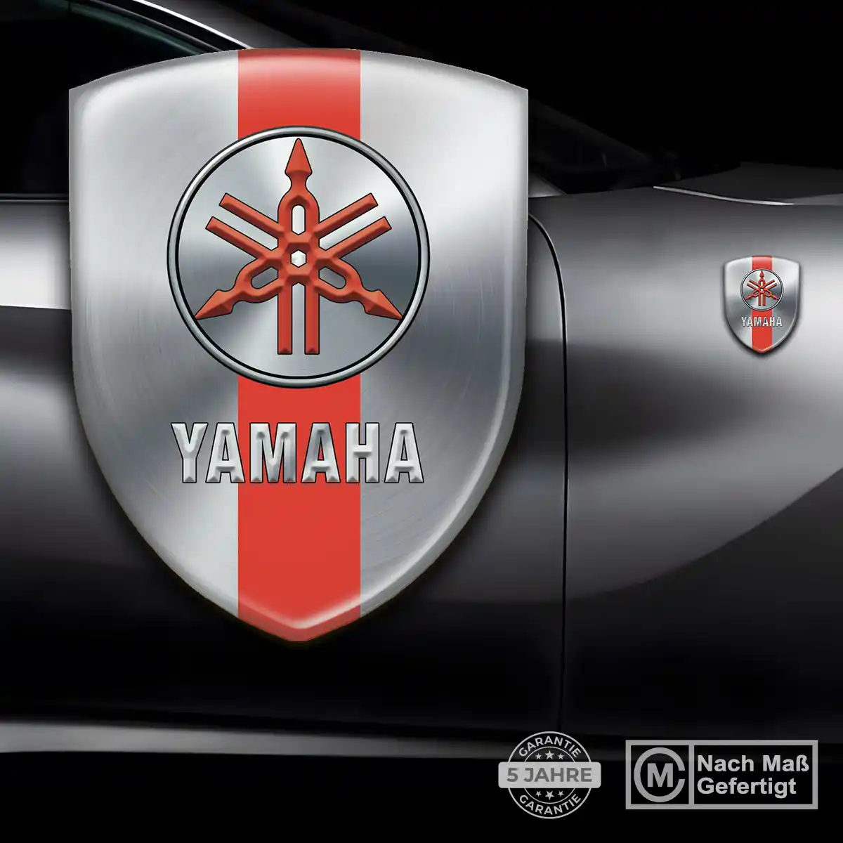 Yamaha Embleme Silikon Aufkleber Auto Sonderedition