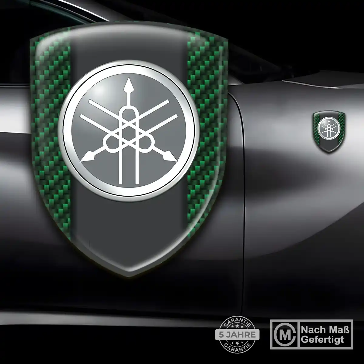 Yamaha Embleme Silikon Aufkleber Auto Stilvolles Design