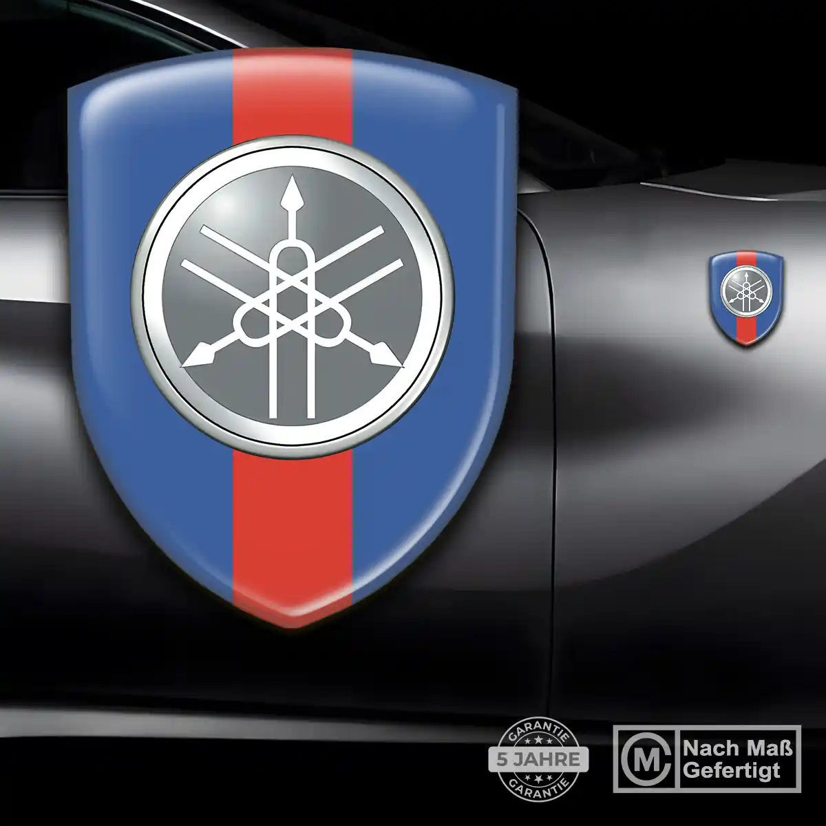 Yamaha Embleme Silikon Aufkleber Überzeugende Qualität