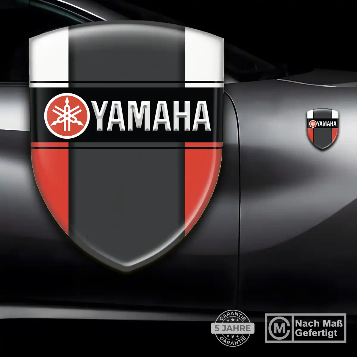 Yamaha Embleme Silikon Aufkleber Elegantes Design