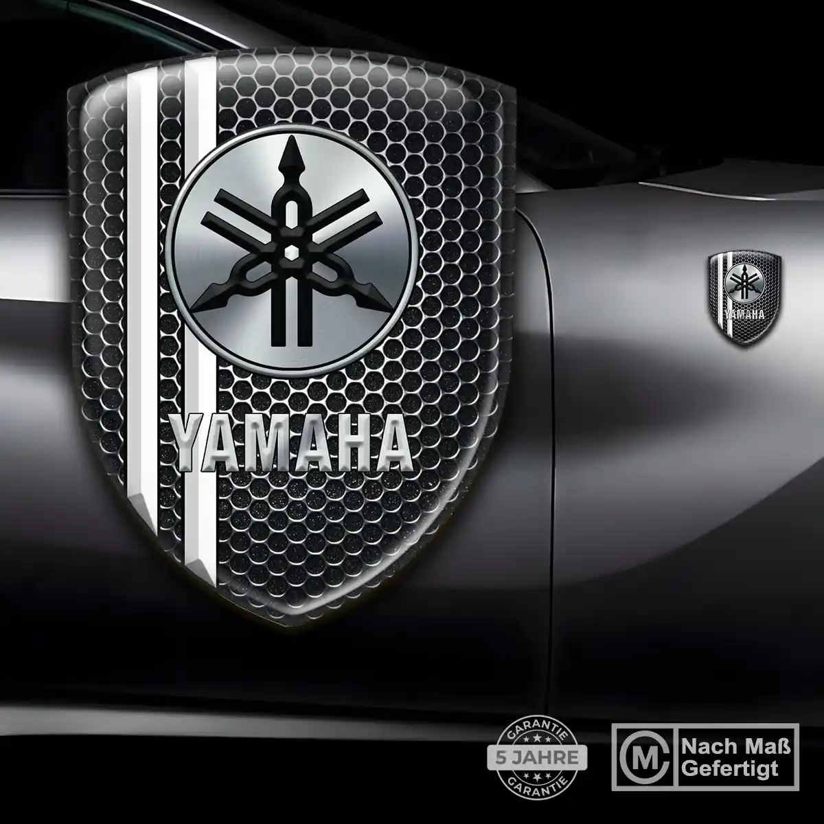 Yamaha Embleme Silikon Aufkleber Erstklassige Qualität