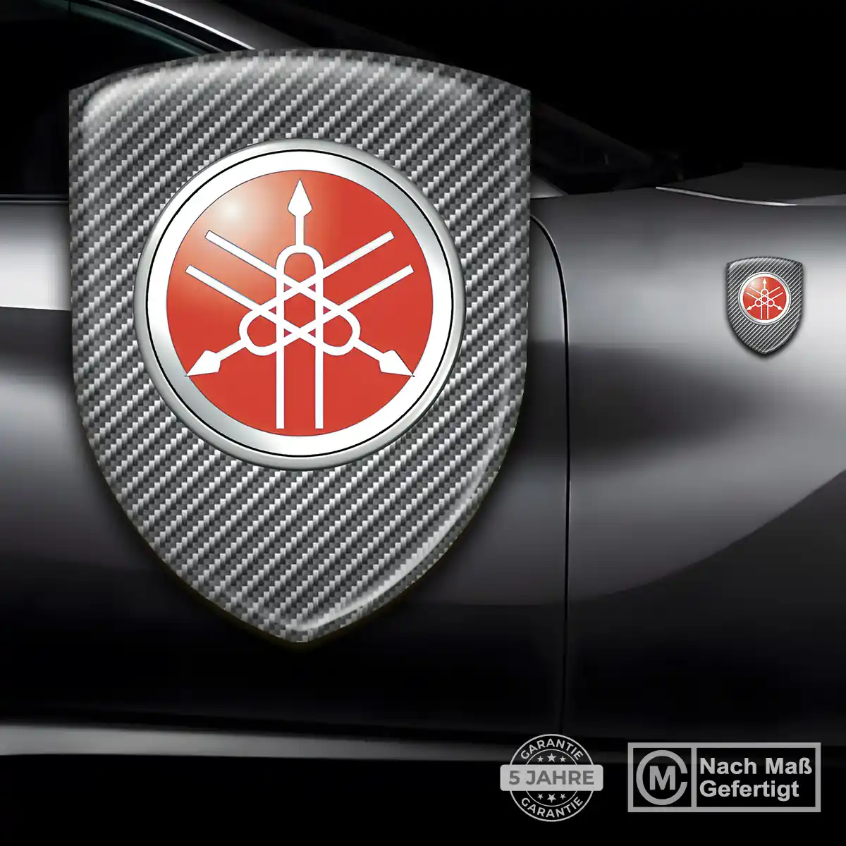 Yamaha Embleme Silikon Aufkleber Limitierte Auflage