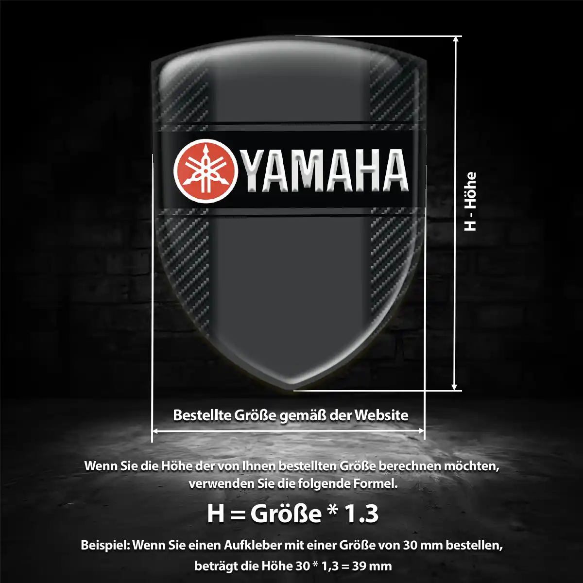 Yamaha Embleme Silikon Aufkleber Verlässliche Qualität