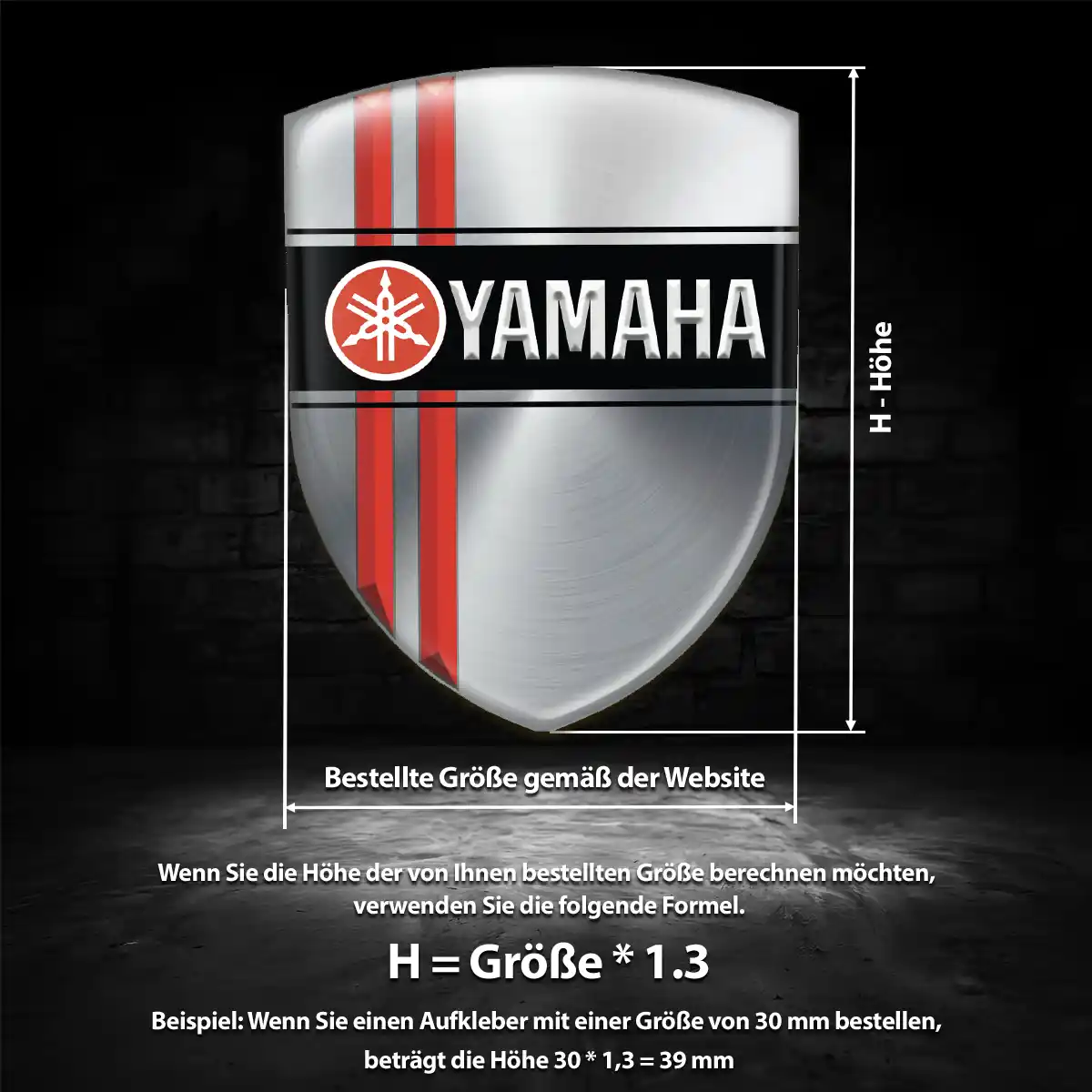 Yamaha Embleme Spitzenqualität