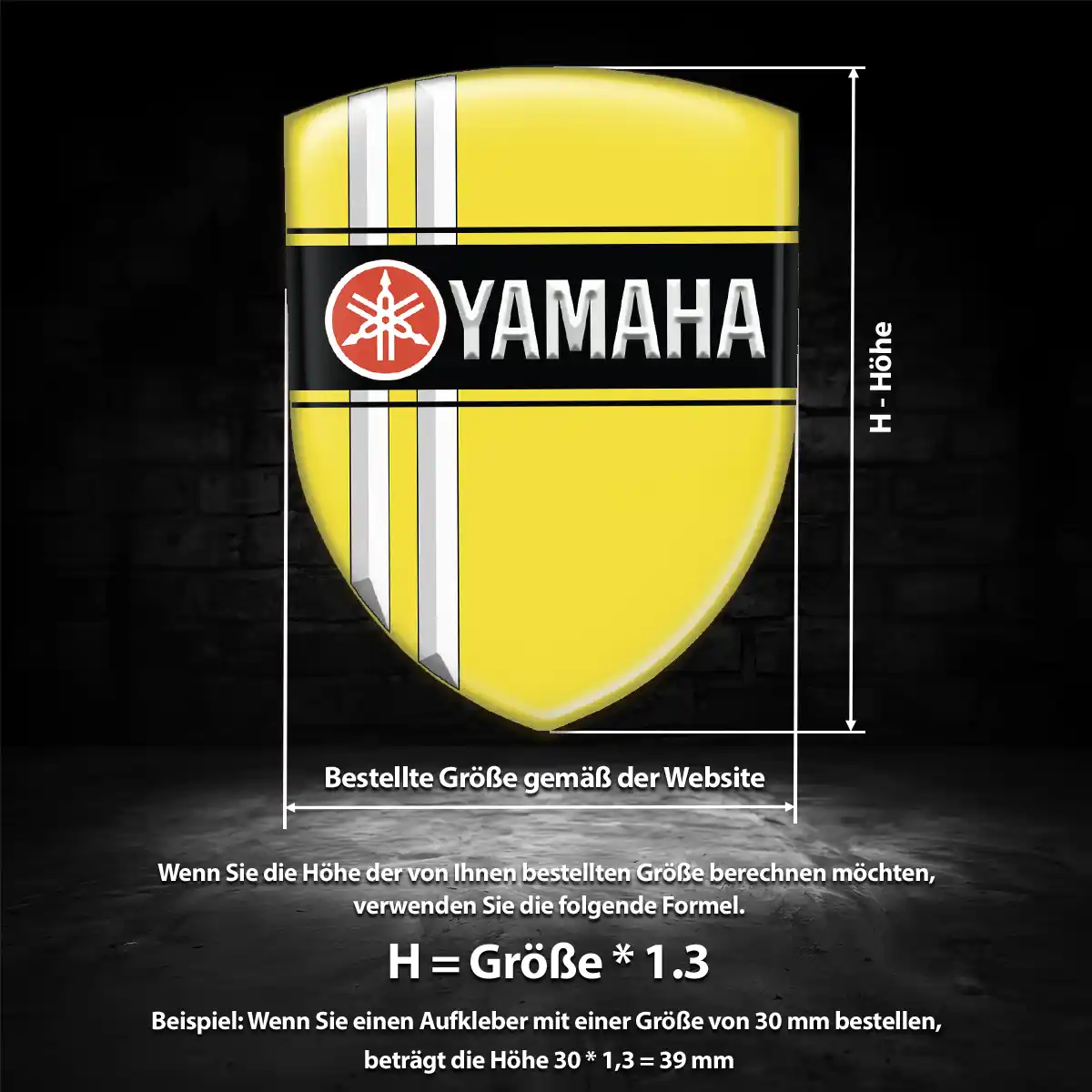 Yamaha Embleme Stilvolles Design