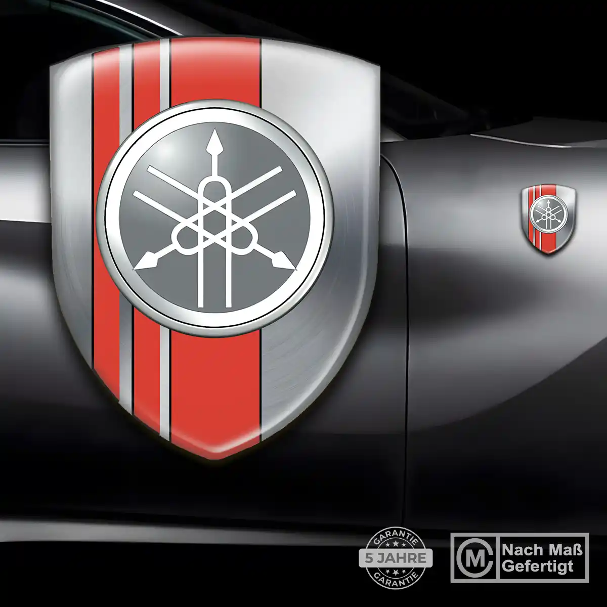 Yamaha Embleme Tuningfahrzeug