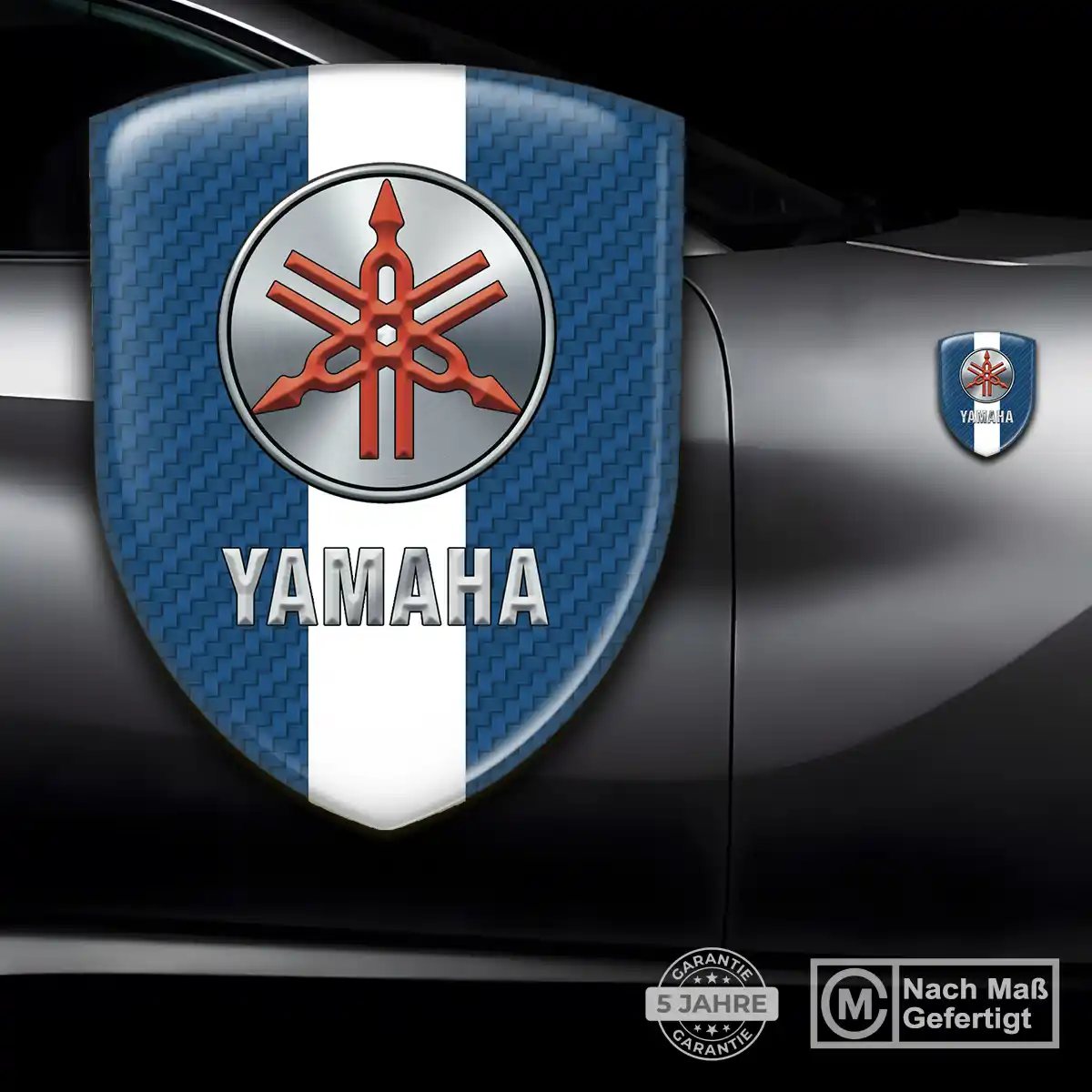 Yamaha Silikon Aufkleber Ausdrucksstarkes Design