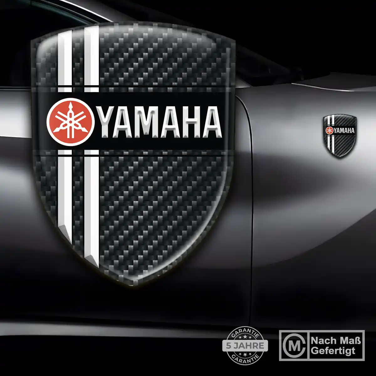 Yamaha Silikon Aufkleber Auto Ausdrucksstarkes Design