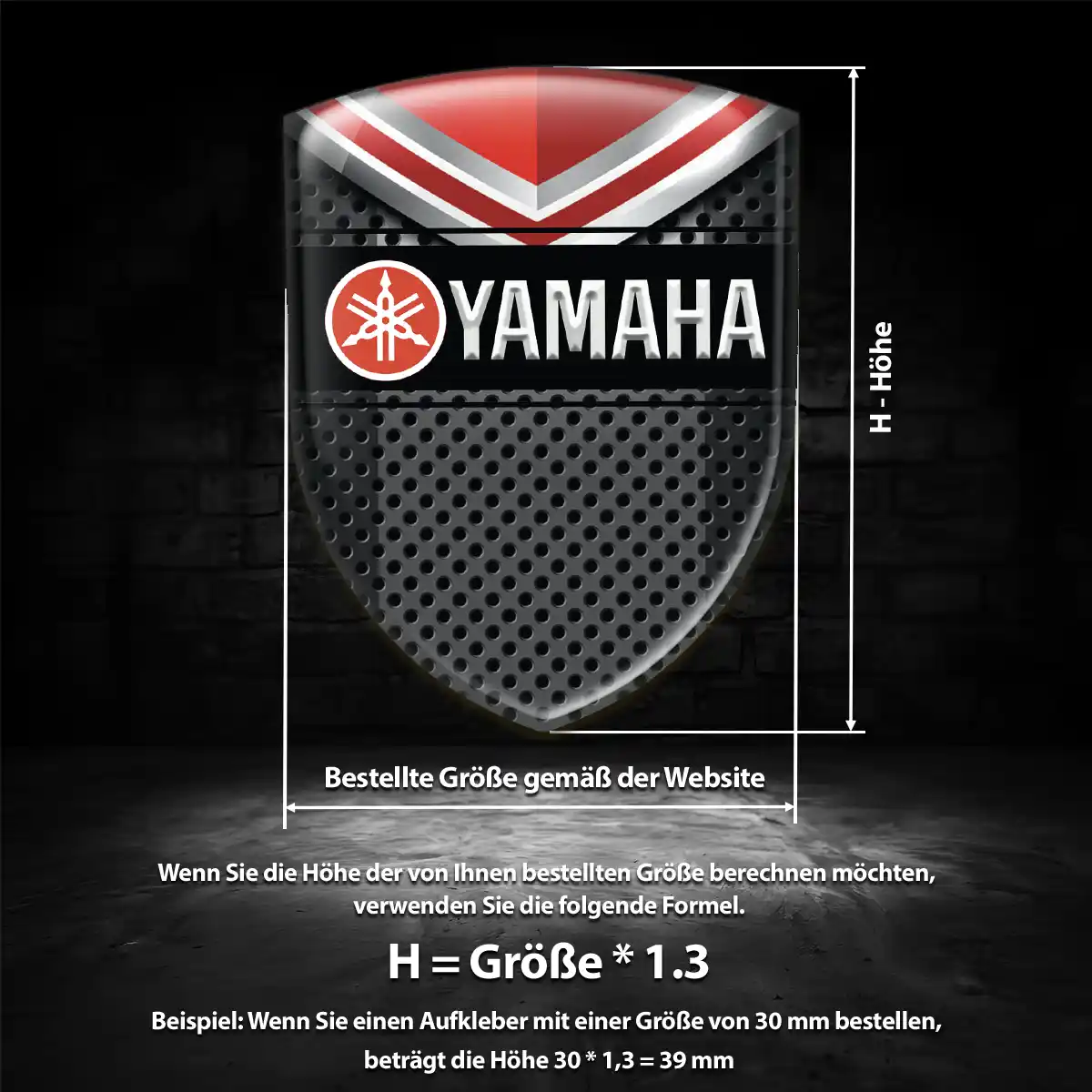 Yamaha Silikon Aufkleber Auto Überzeugende Qualität