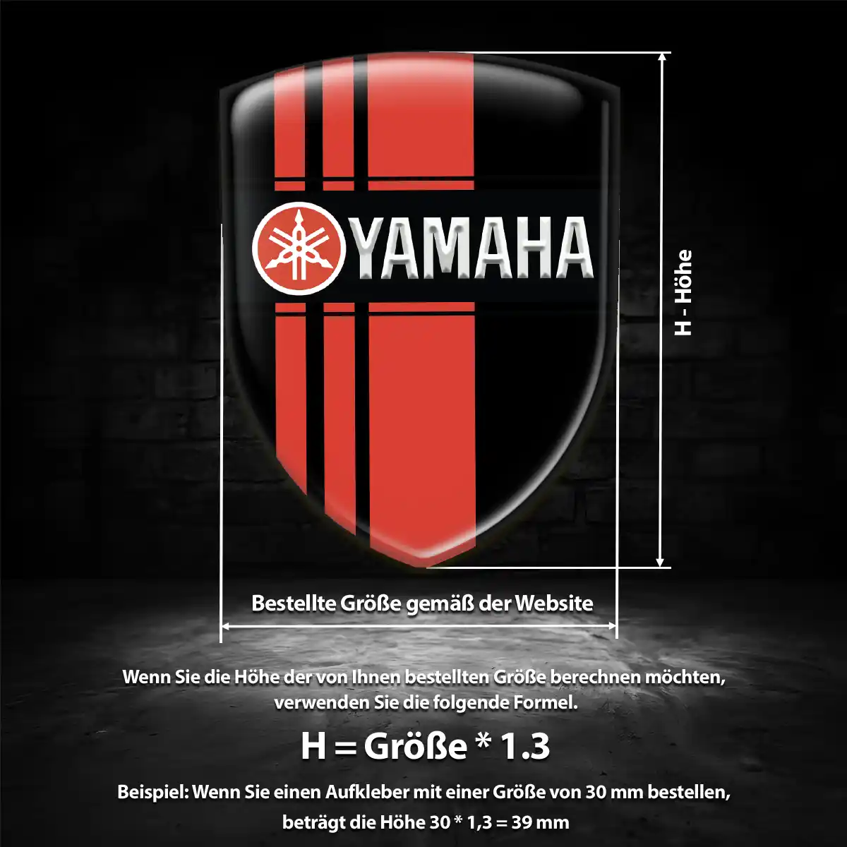 Yamaha Silikon Aufkleber Auto Hohe Qualität