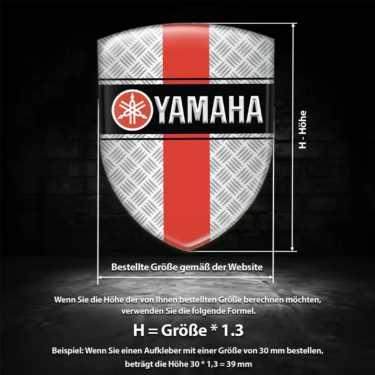 Yamaha Silikon Aufkleber Auto Premiumqualität