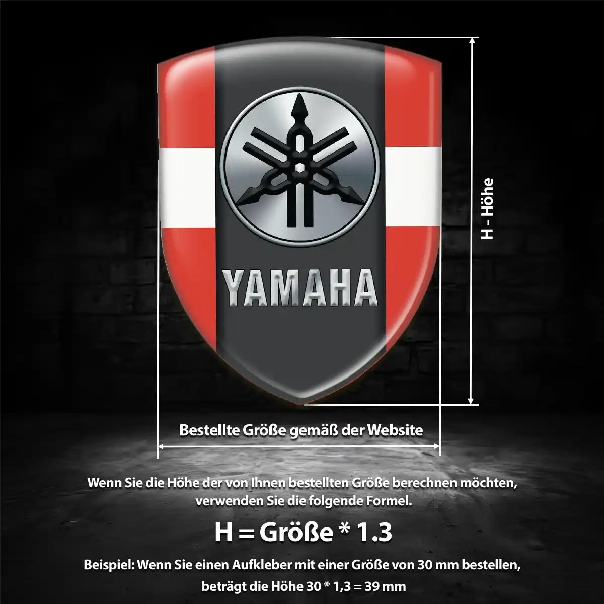 Yamaha Silikon Aufkleber Auto Verlässliche Qualität