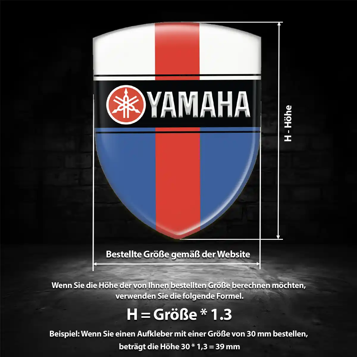 Yamaha Silikon Aufkleber Überzeugende Qualität