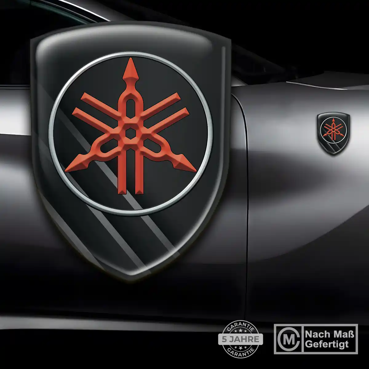 Yamaha Silikon Aufkleber Edles Design