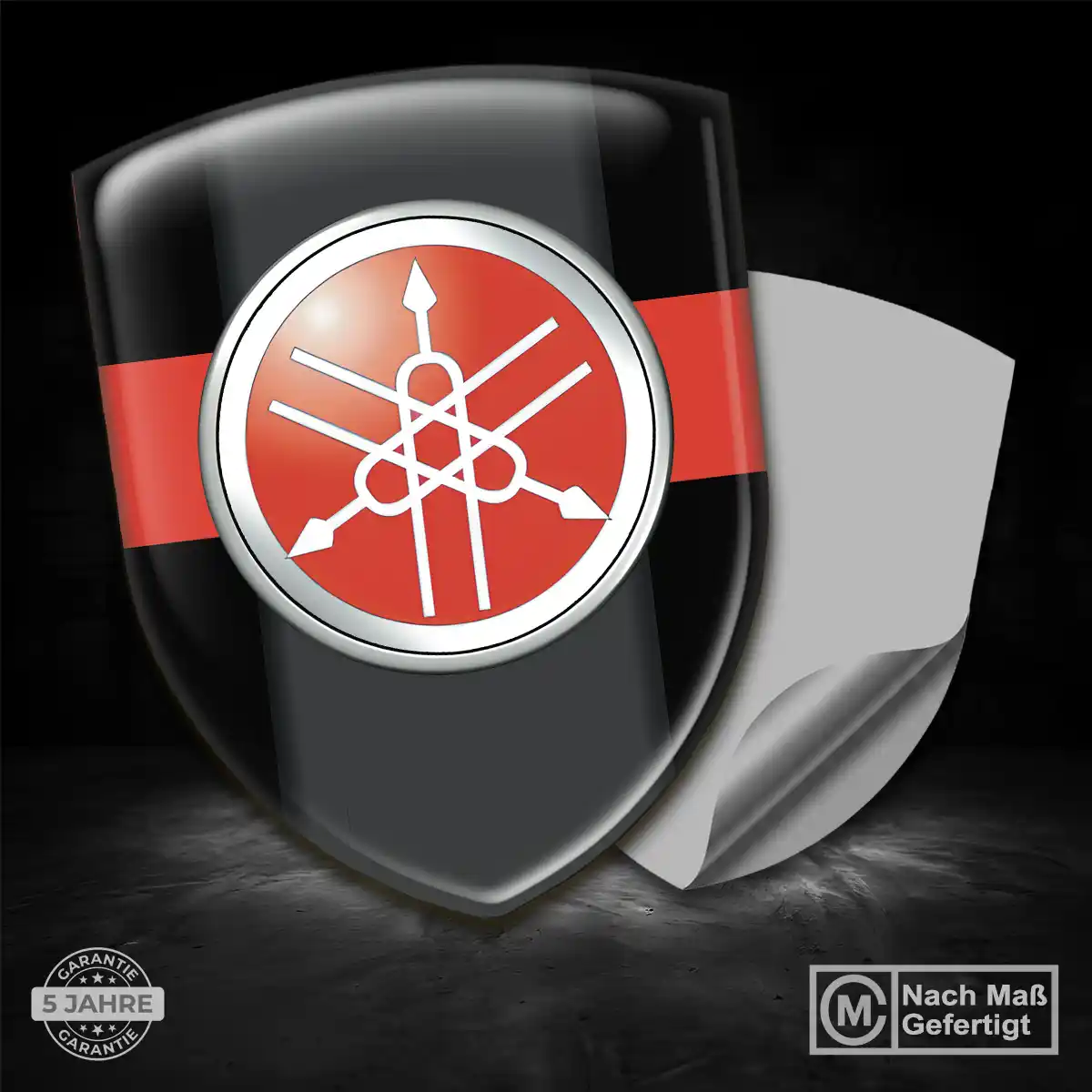 Yamaha Silikon Aufkleber Embleme Ausdrucksstarkes Design