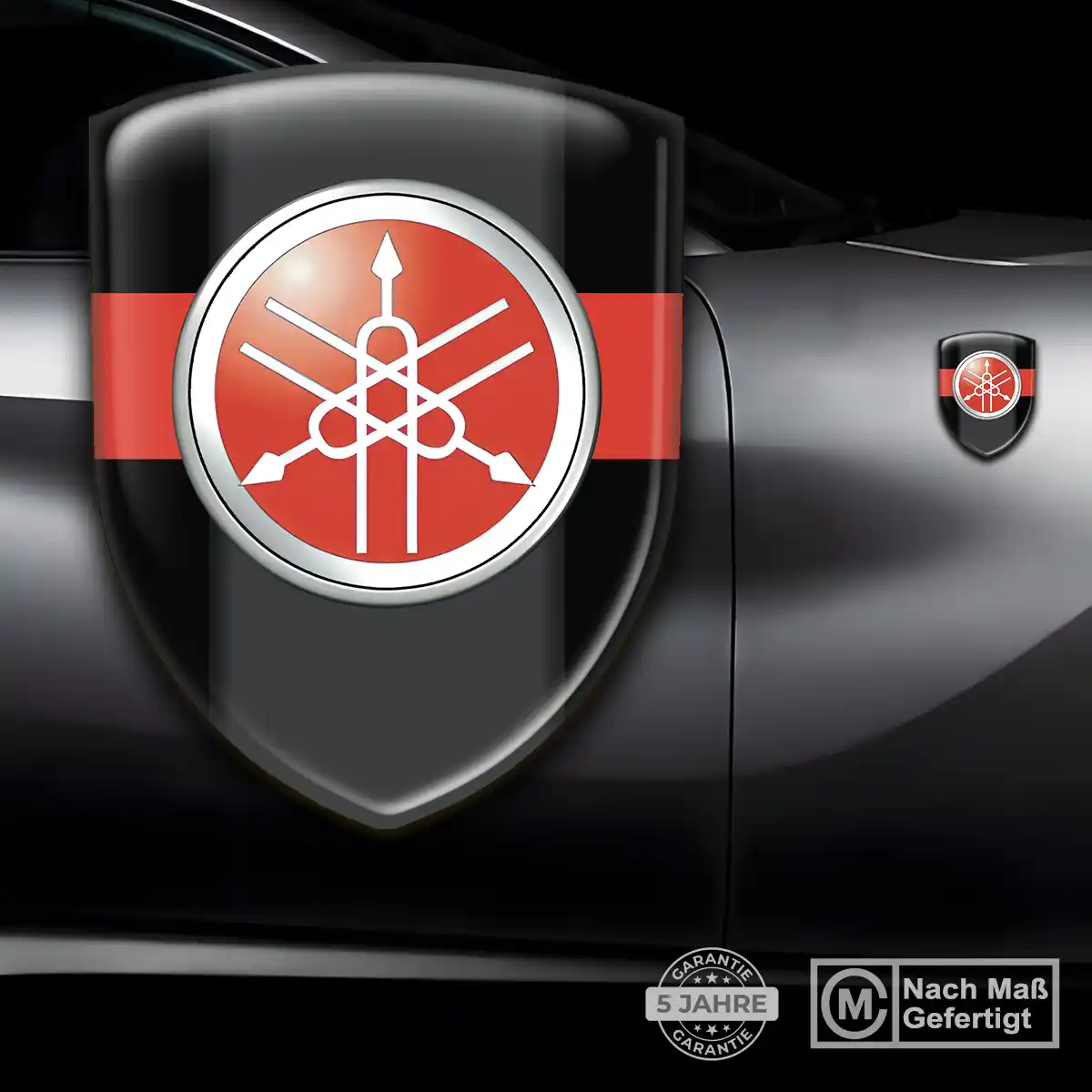 Yamaha Silikon Aufkleber Embleme Ausdrucksstarkes Design