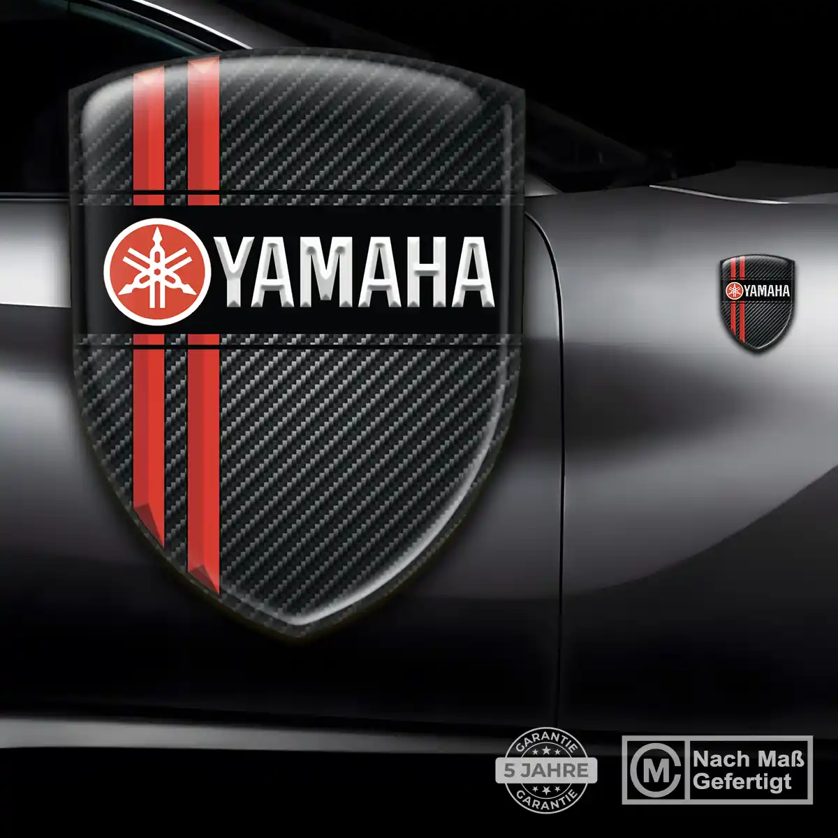 Yamaha Silikon Aufkleber Embleme Auto Elegantes Design