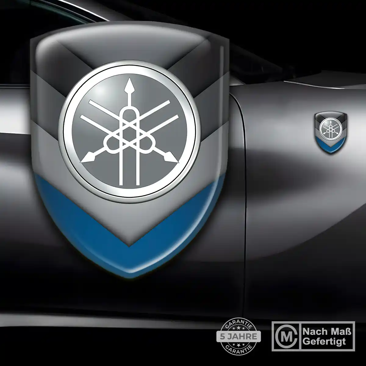 Yamaha Silikon Aufkleber Embleme Auto Interieurdesign