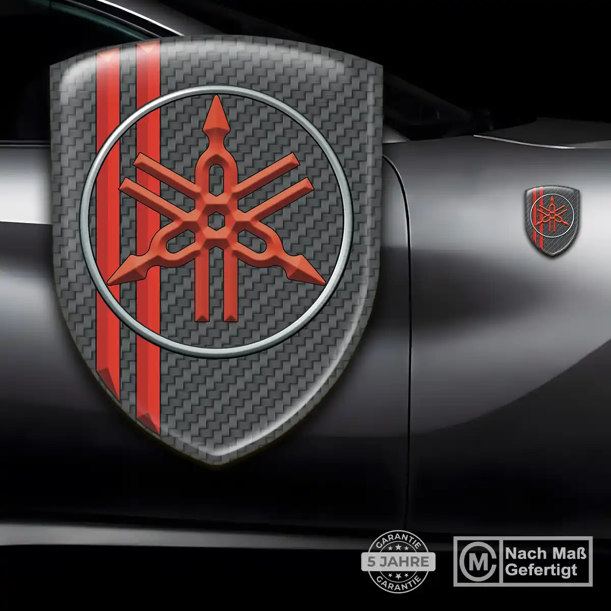 Yamaha Silikon Aufkleber Embleme Auto Modernes Design